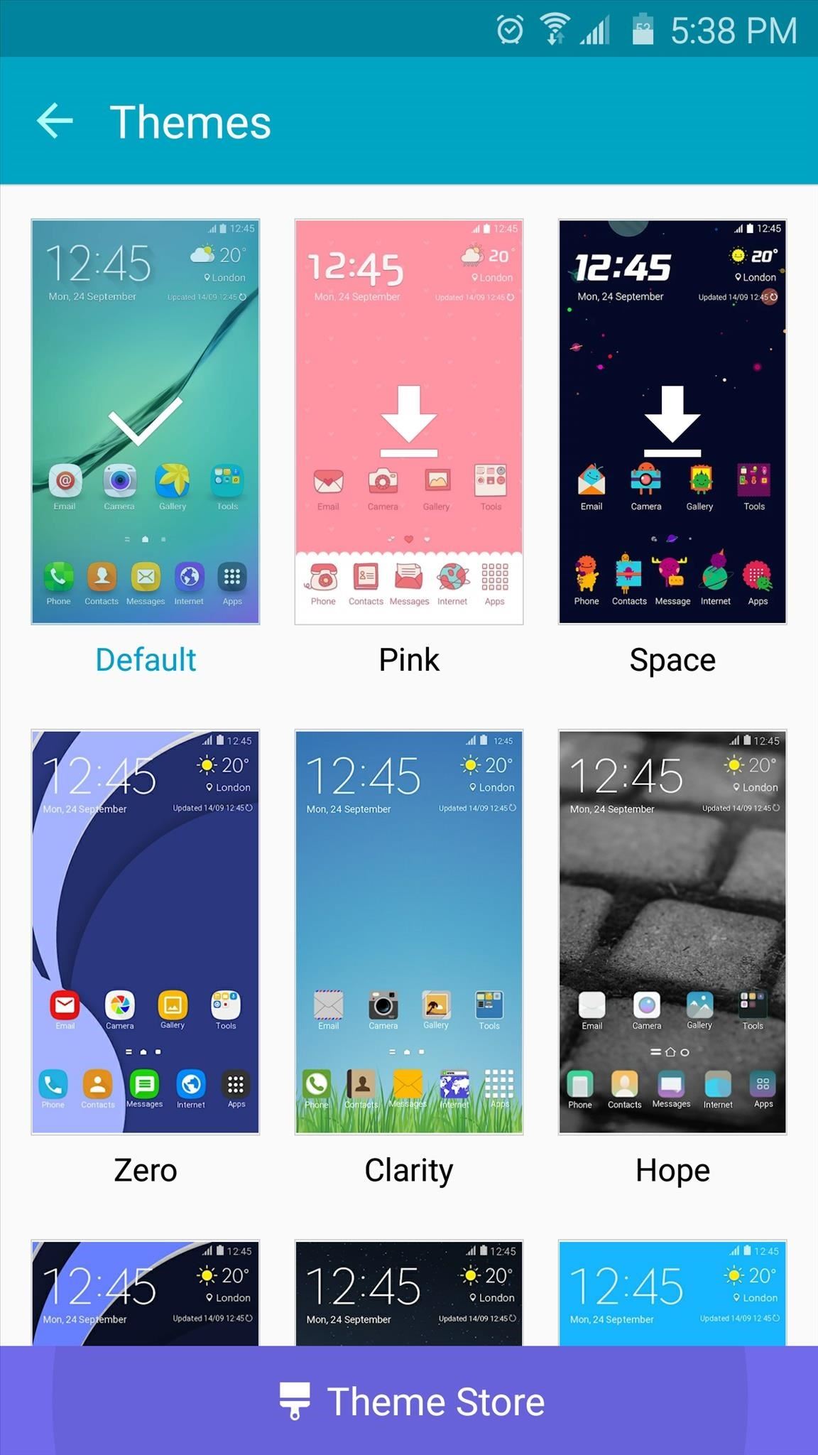 20 Official Samsung Galaxy Themes That Don't Totally Suck