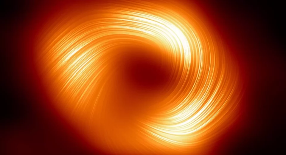 Here is what it would look like if you traveled into the event horizon of a black hole