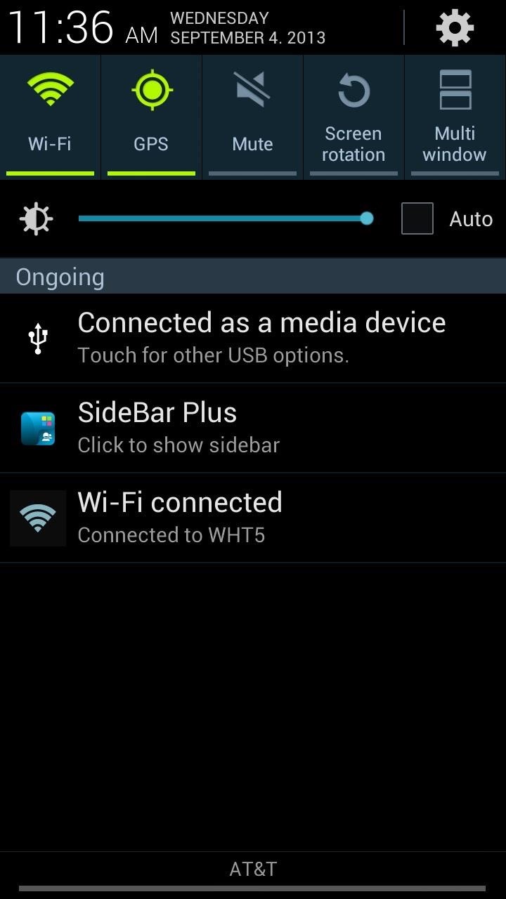 Access Apps, Settings, & More Anywhere on Your Samsung Galaxy Note 2 with This Customizable Sidebar