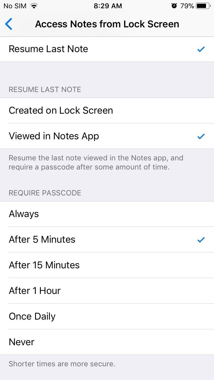 How to Access the Notes App Directly from the Lock Screen in iOS 11