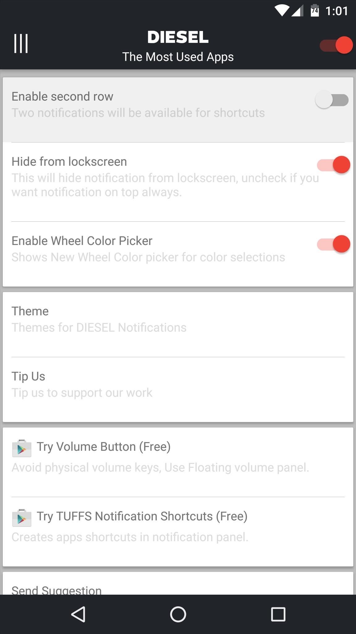 Access Your Favorite Apps Right from Your Android's Pull-Down Menu