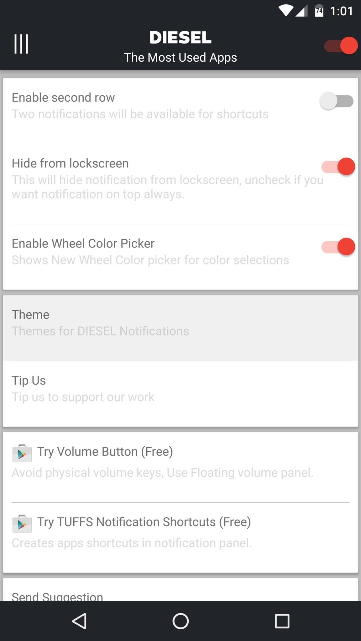 Access Your Favorite Apps Right from Your Android's Pull-Down Menu