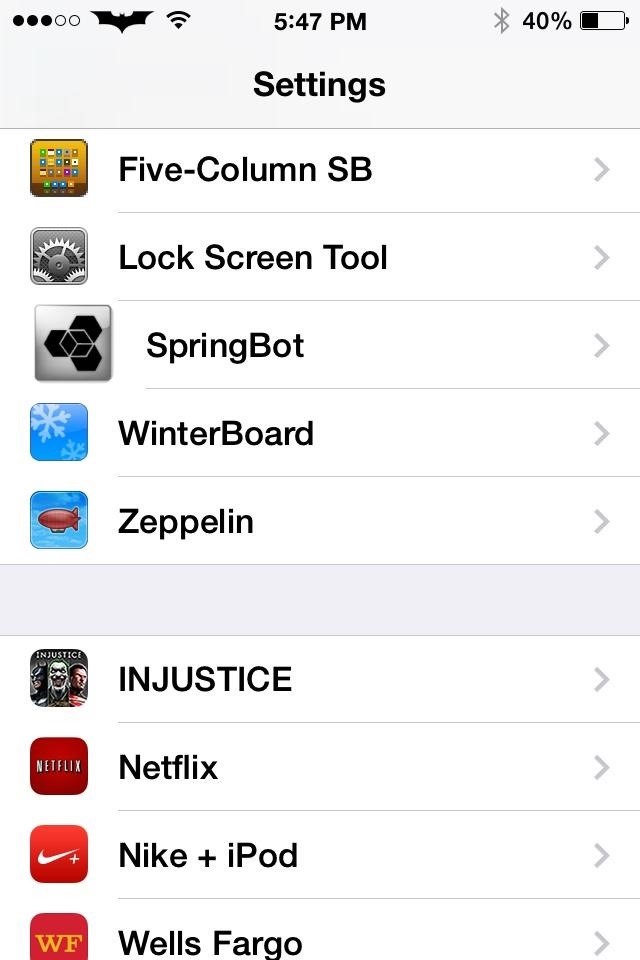 How to Add a 5th Column of Apps to Your iPhone's Home Screen in iOS 7