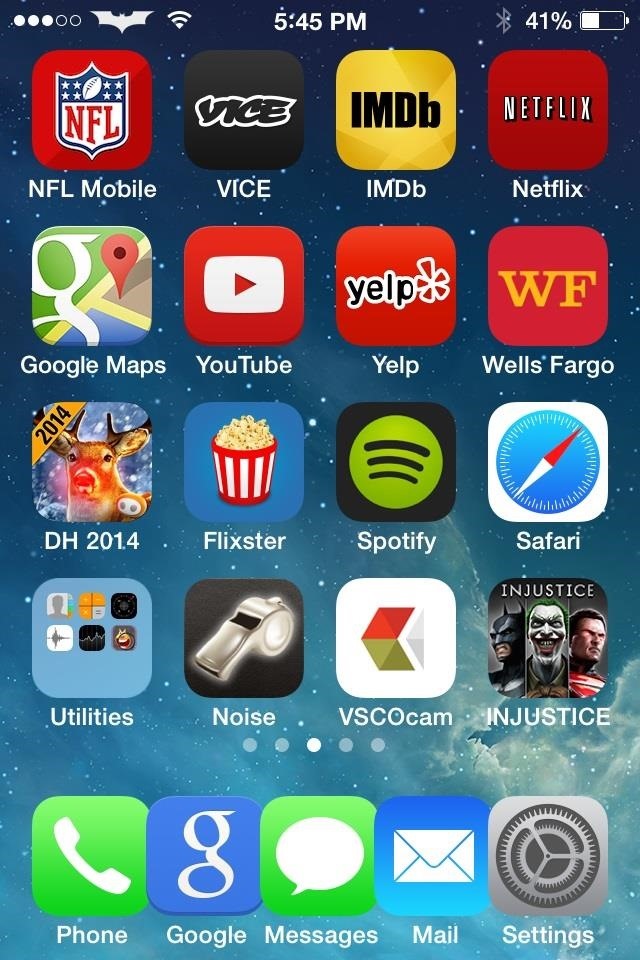 How to Add a 5th Column of Apps to Your iPhone's Home Screen in iOS 7