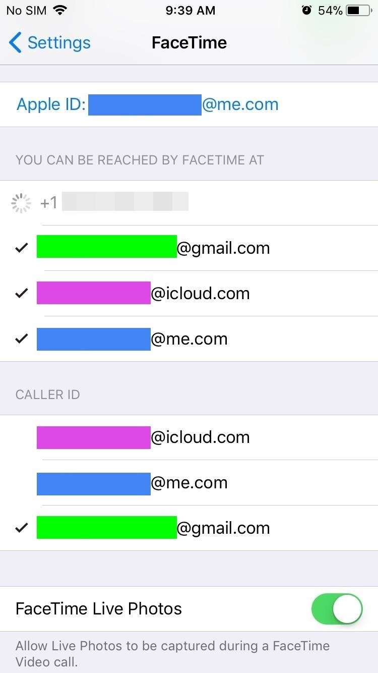 How to Add Additional Emails to FaceTime & Messages in iOS 11
