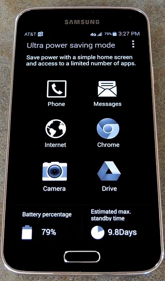 Add Any Apps to Ultra Power-Saving Mode on the Galaxy S5