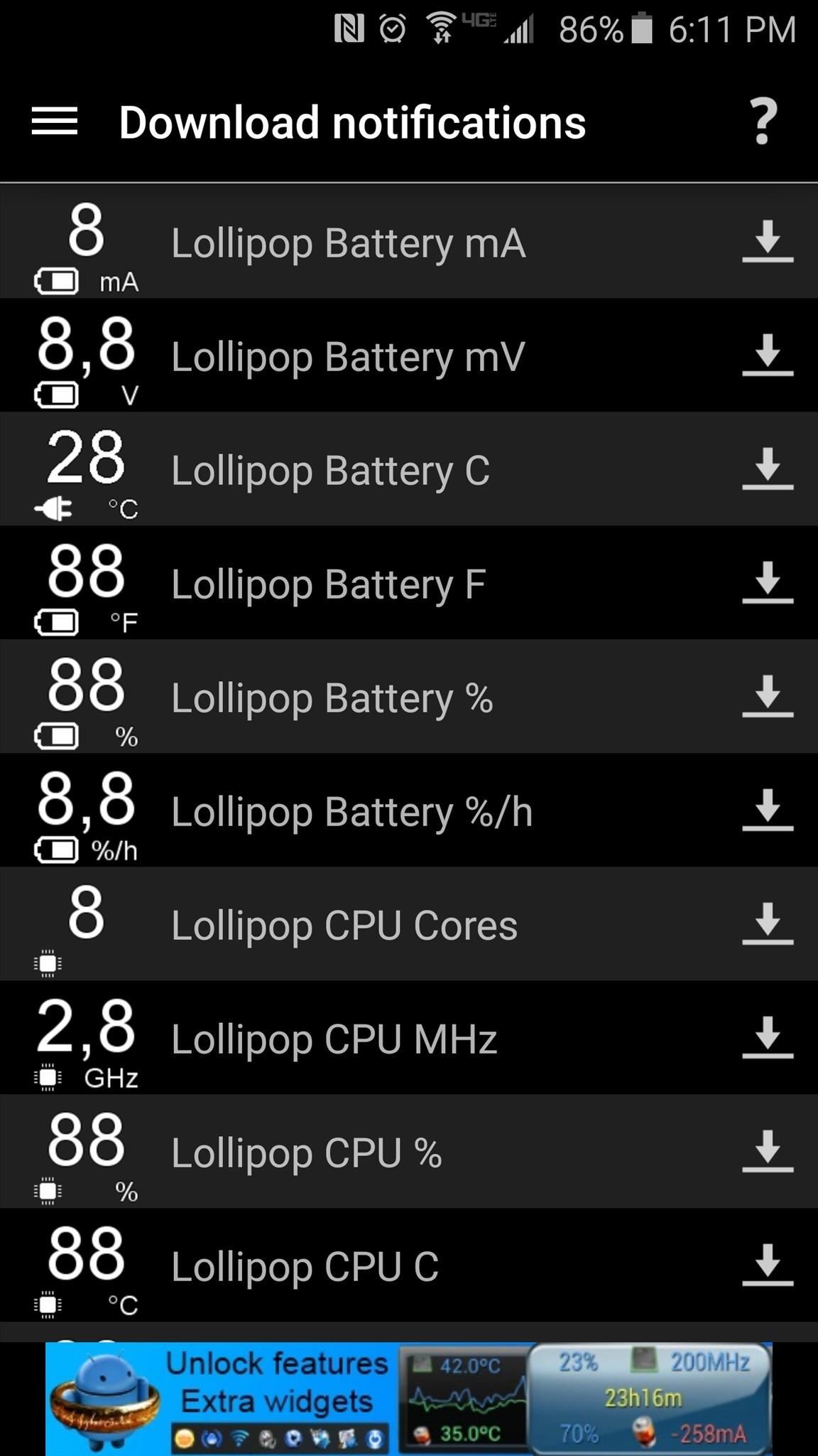 Add a Battery Meter & System Stats to the Information Stream on Your Galaxy S6 Edge