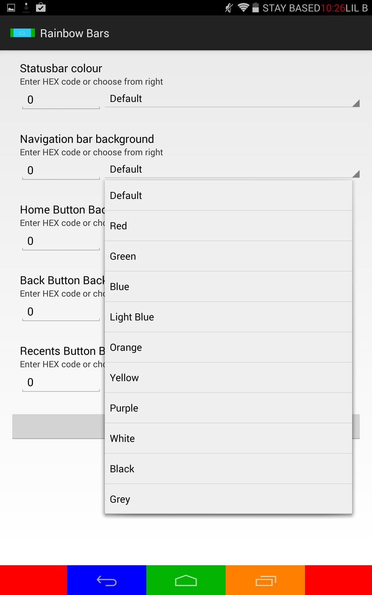 How to Add Color to Your Nexus 7's Navigation Bar