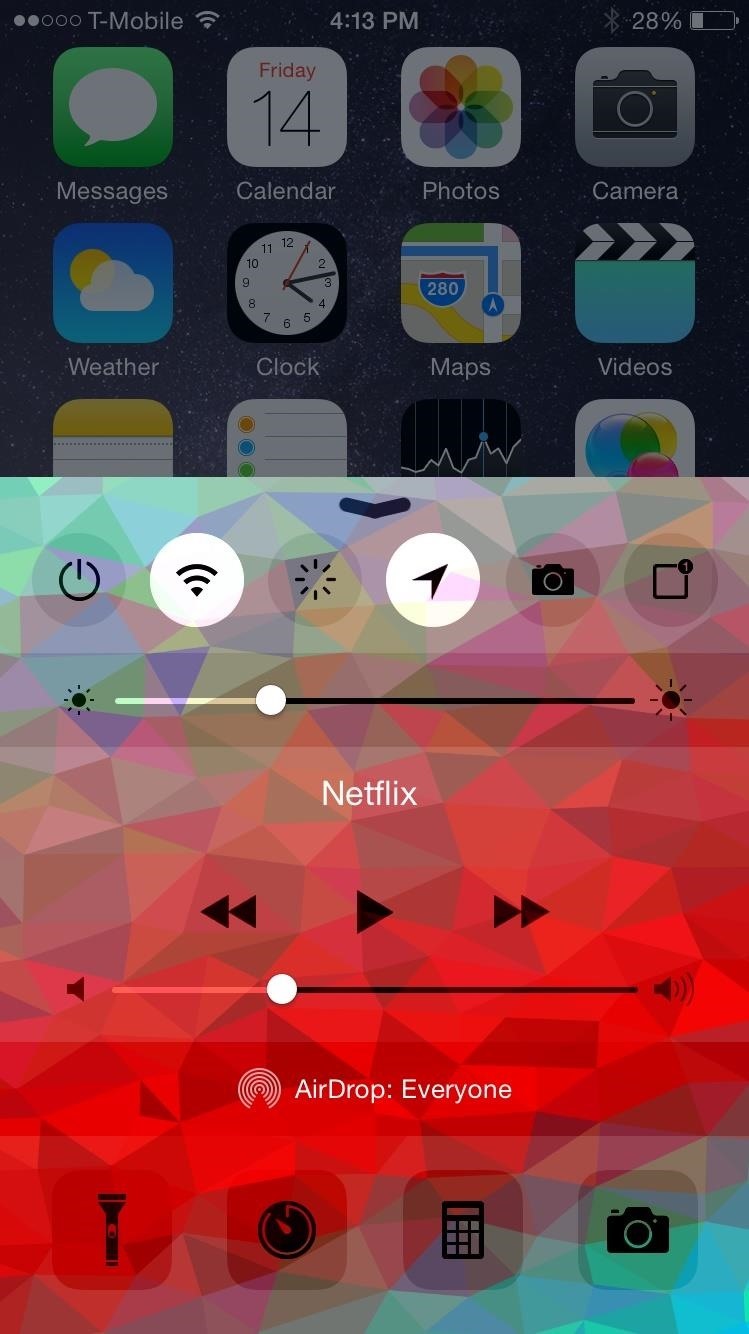 Add a Custom Background Image to Your iPhone's Control Center