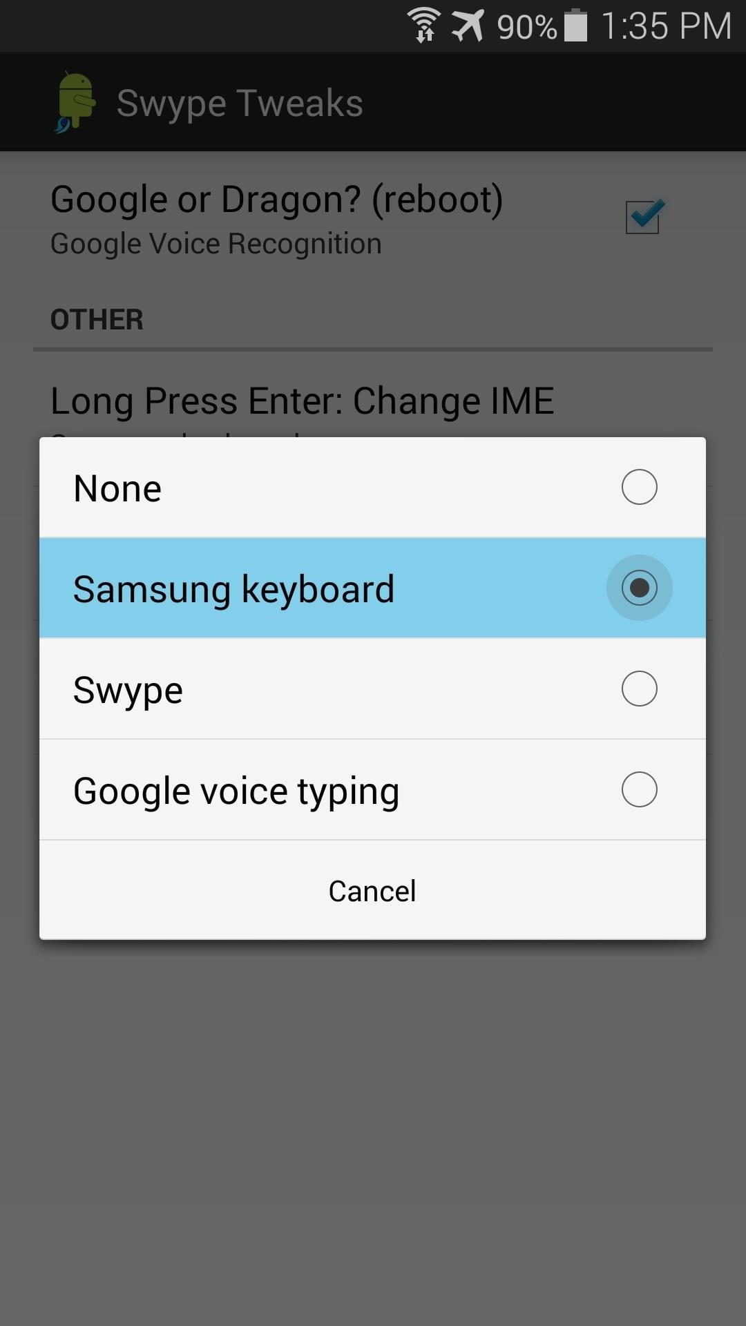 How to Add Custom Colors & Google Voice Typing to Swype on Your Galaxy S5