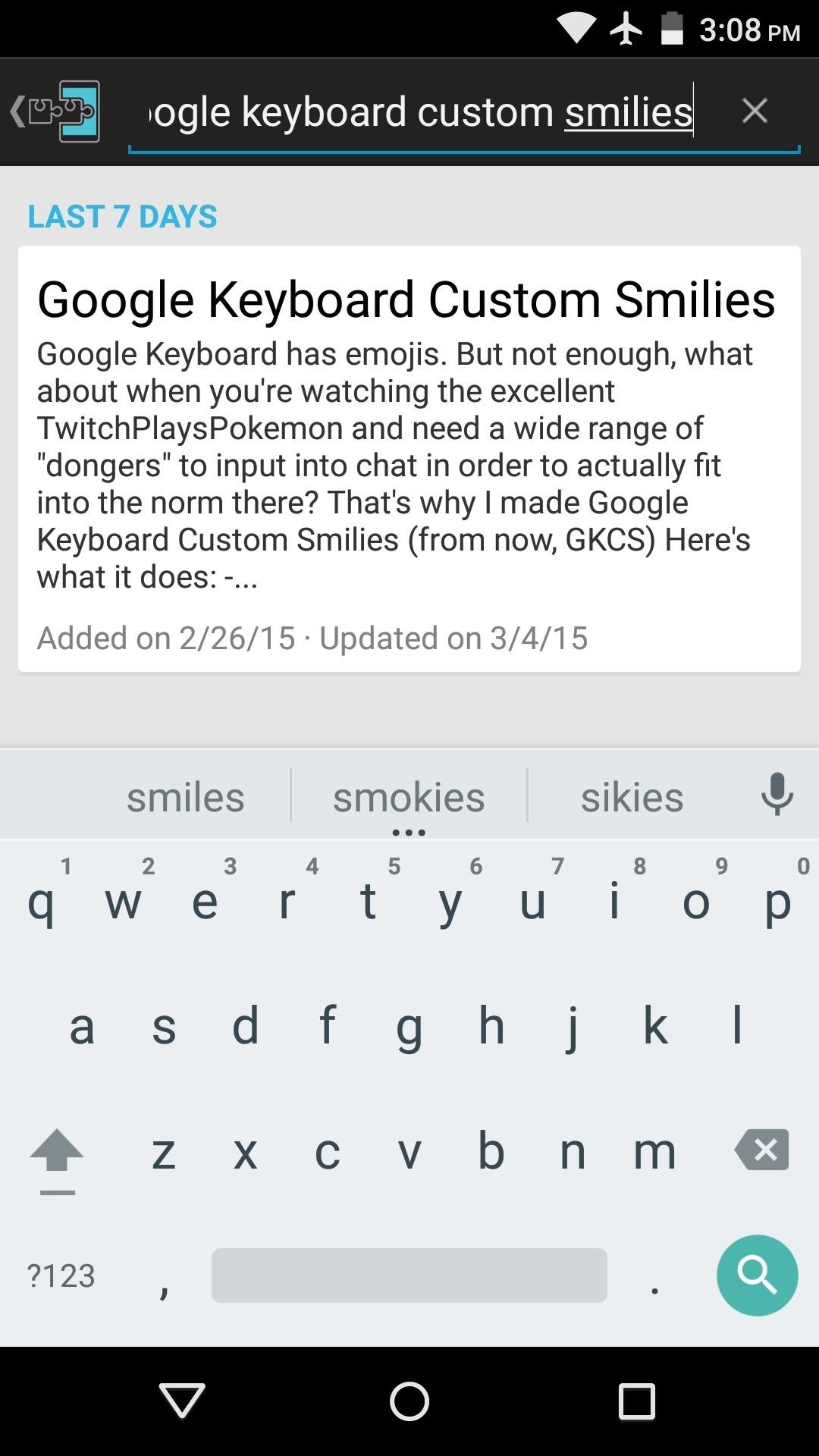 Add Custom Unicode Smilies to Your Android’s Google Keyboard