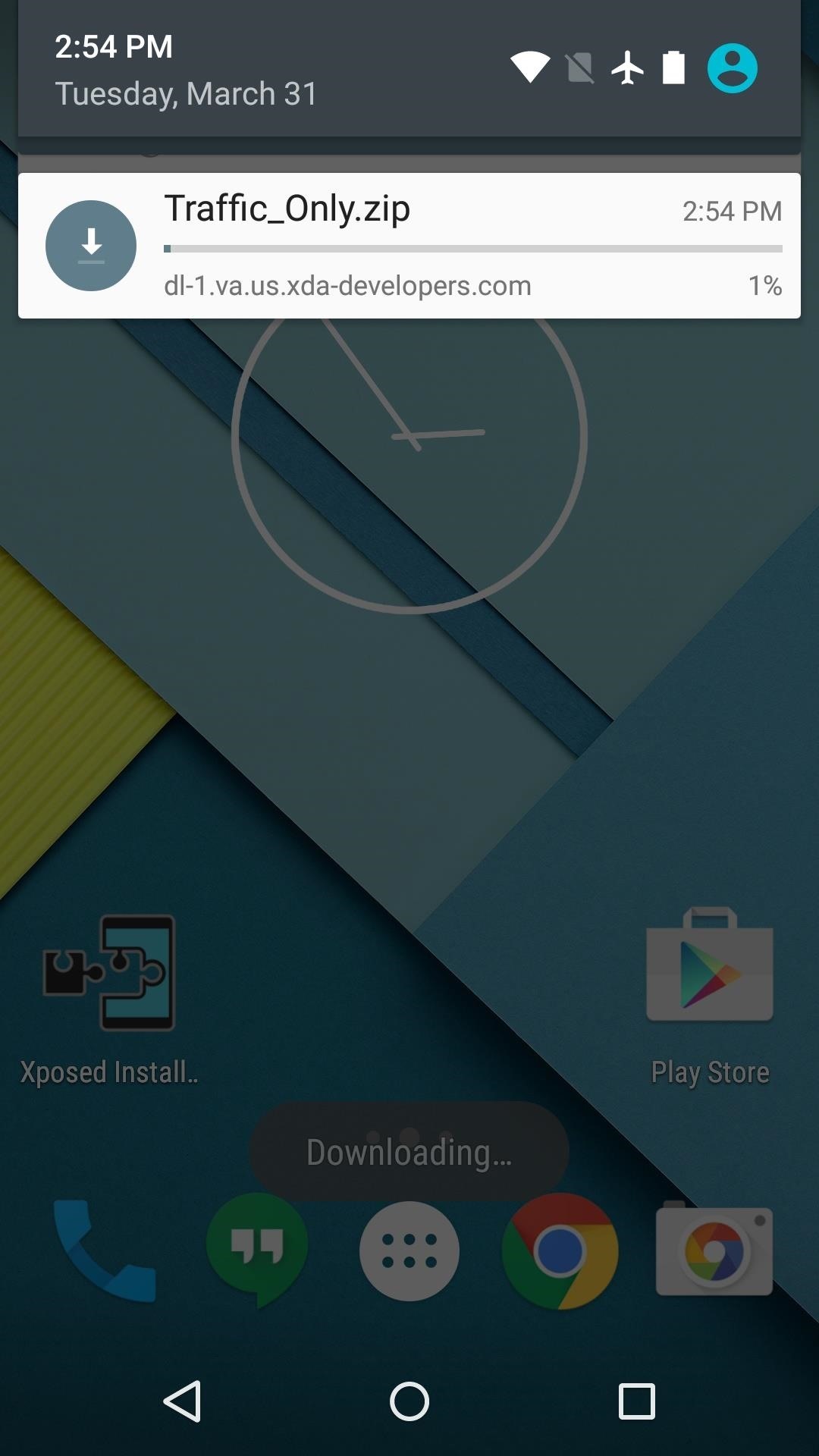 How to Add a Data Traffic Meter to Your Nexus 5's Status Bar