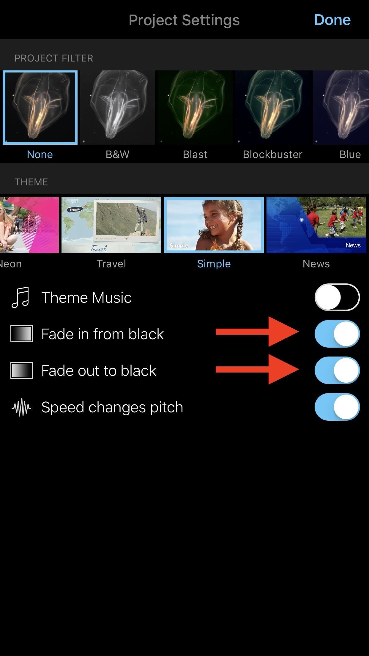 How to Add Fade-Ins, Fade-Outs & Fade-Through Transitions to iMovie Projects on Your iPhone