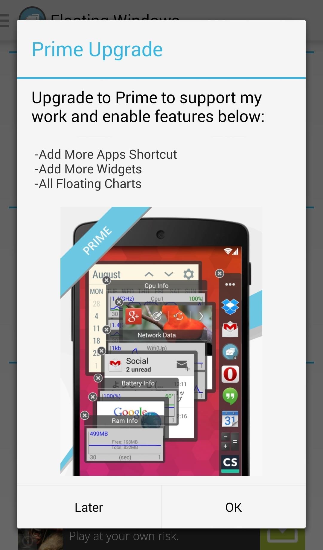 Add Floating, Resizable Widgets for Instant Multitasking on Android