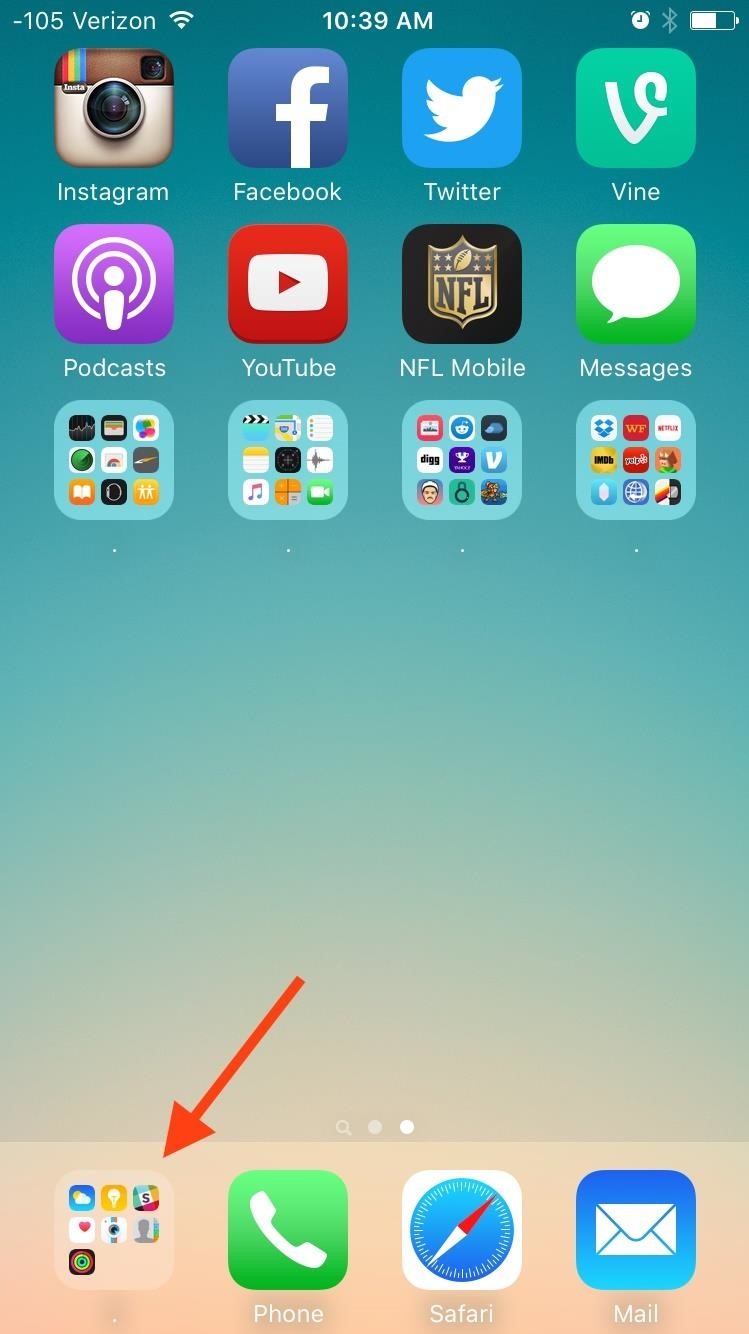 How to Add Folders to Other Folders on Your iOS 9 Home Screen