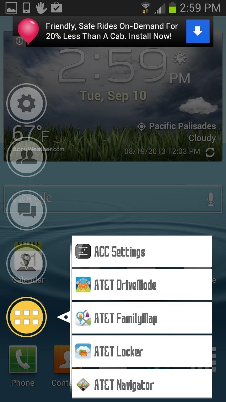 How to Add a Gesture-Based Launcher on Top of Your Samsung Galaxy S3's Current Launcher