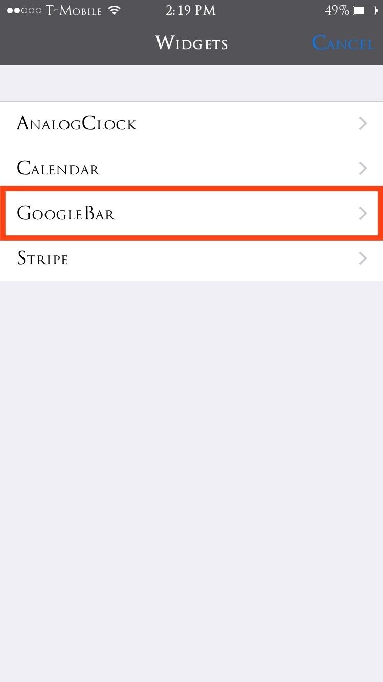Add a Google Search Widget to Your iPhone's Home Screen