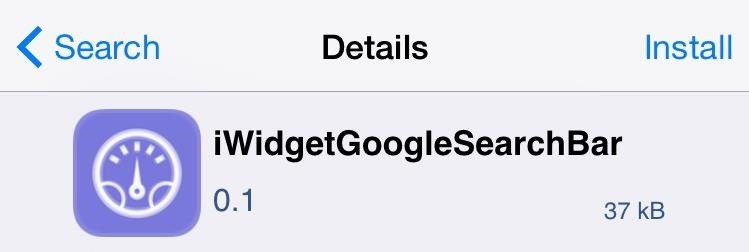 Add a Google Search Widget to Your iPhone's Home Screen