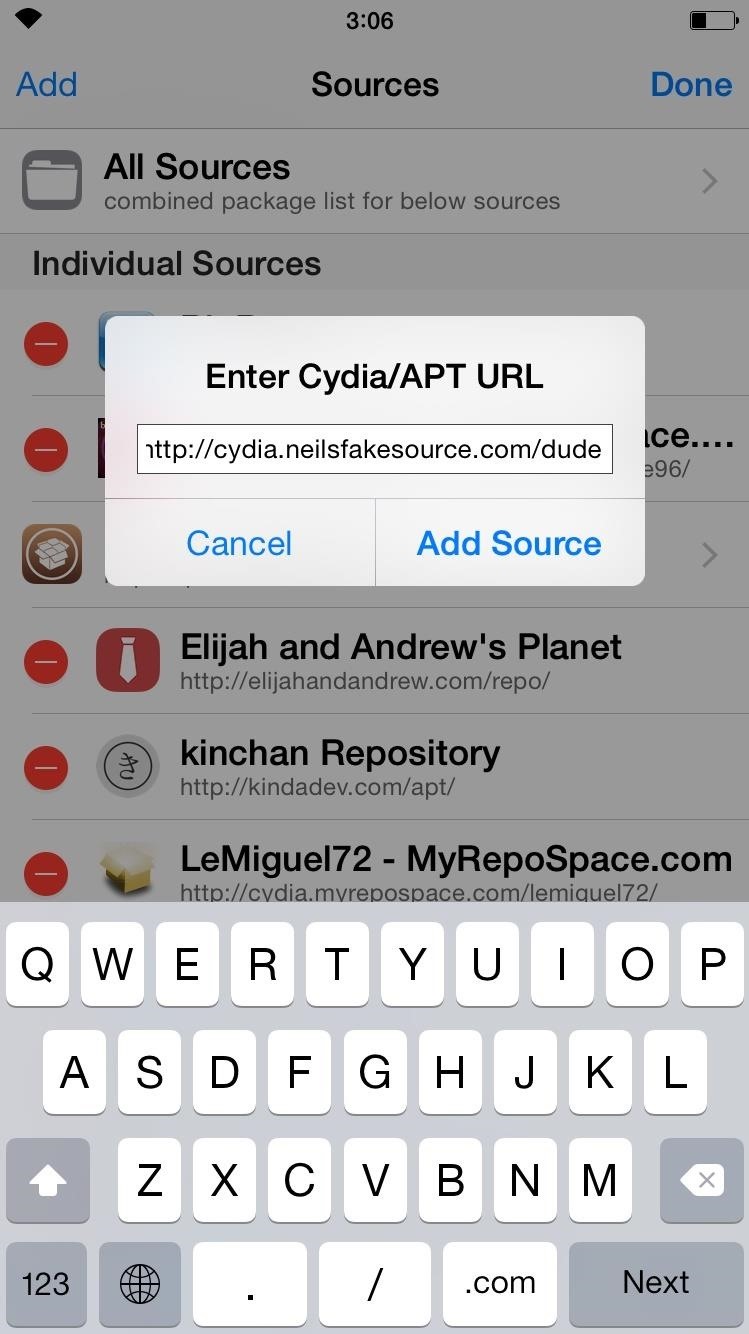 How to Add a New Source to Cydia on Your Jailbroken iOS Device