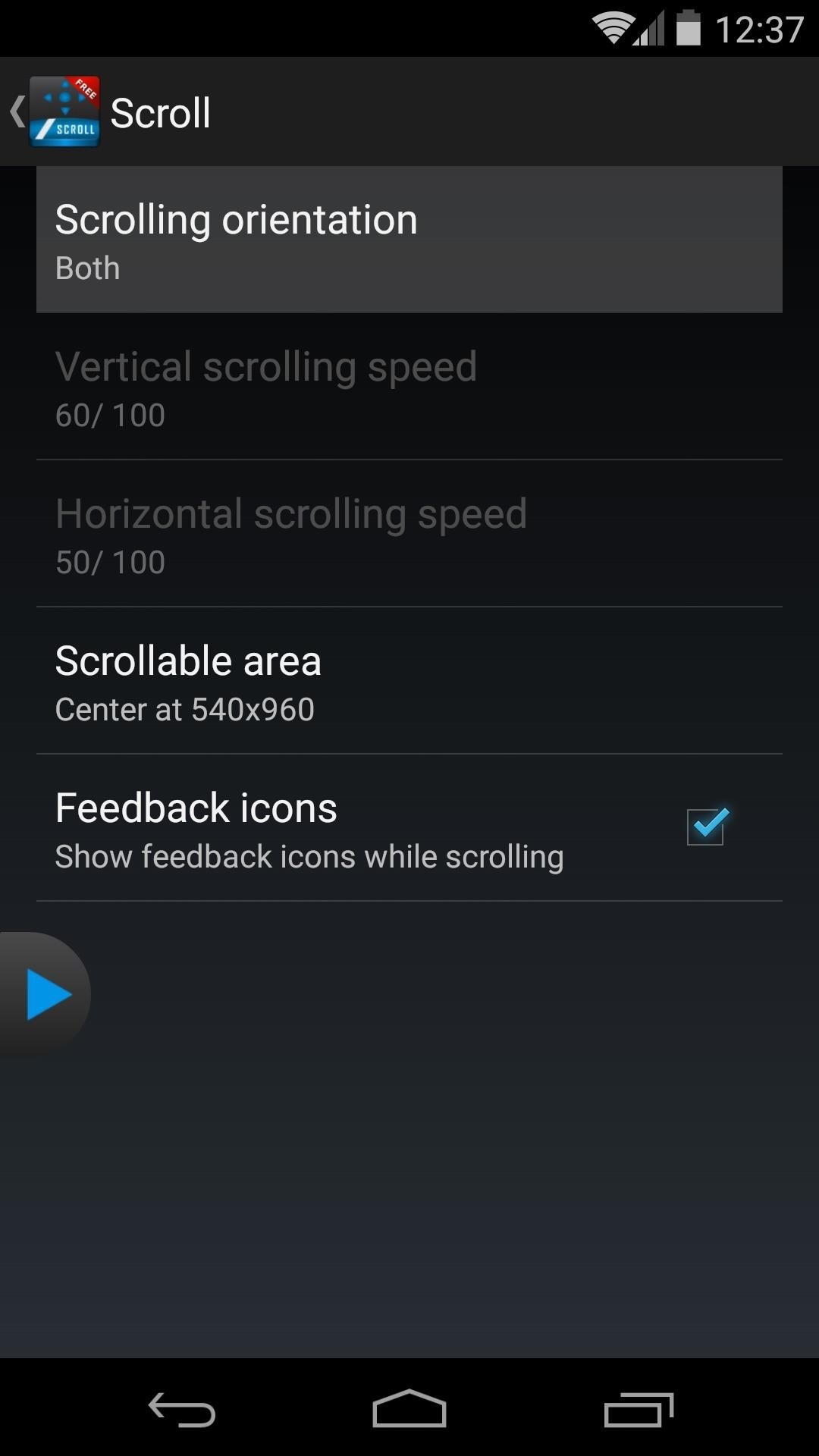 Add No-Touch Scrolling to Your Android