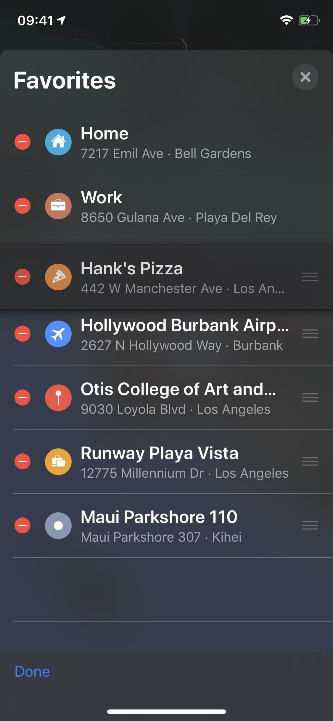 How to Add, Rearrange, Edit & Delete Favorite Locations in Apple Maps in iOS 13