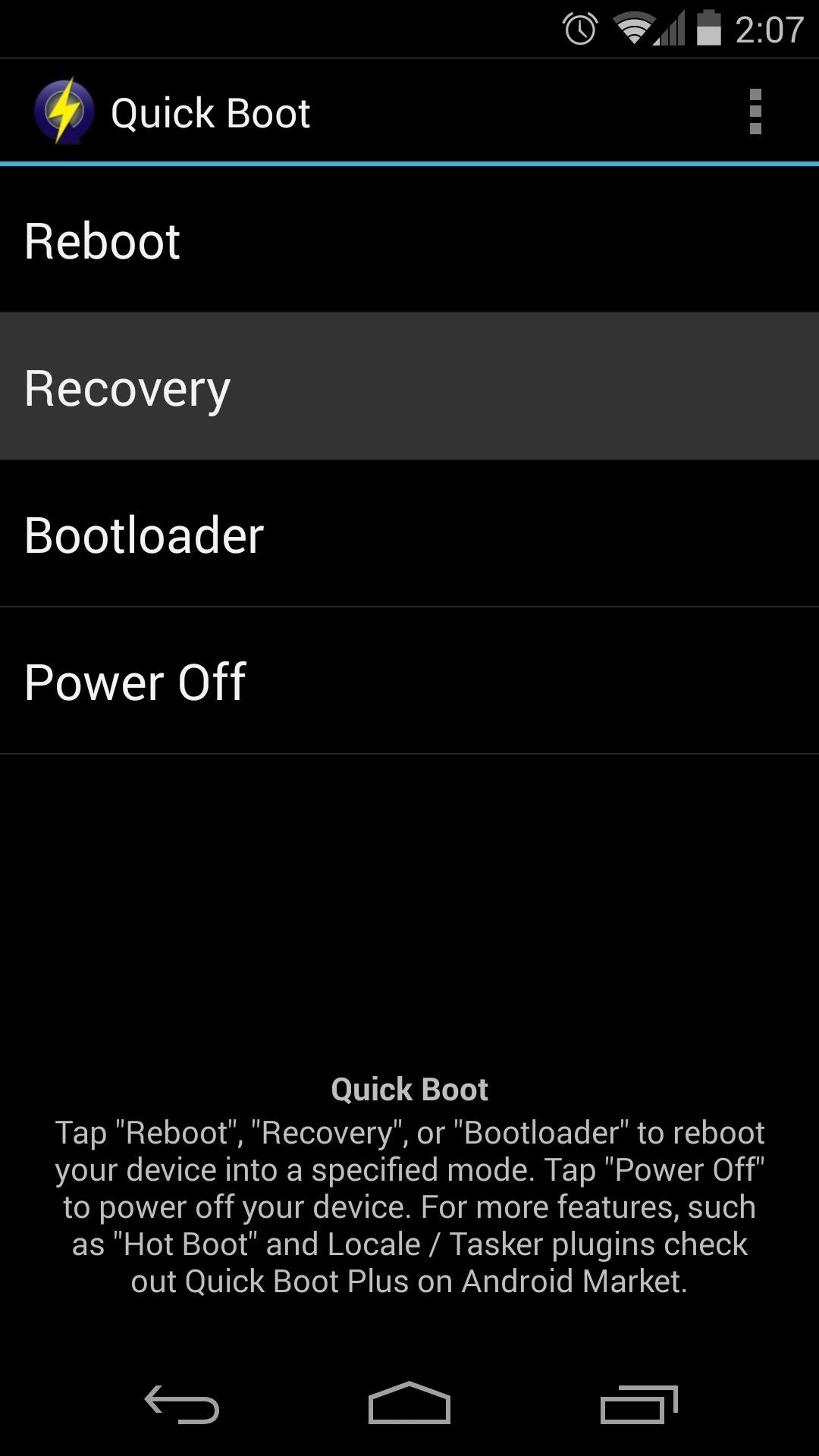 How to Add a “Reboot into Recovery” Option to Your Nexus 5's Power Menu