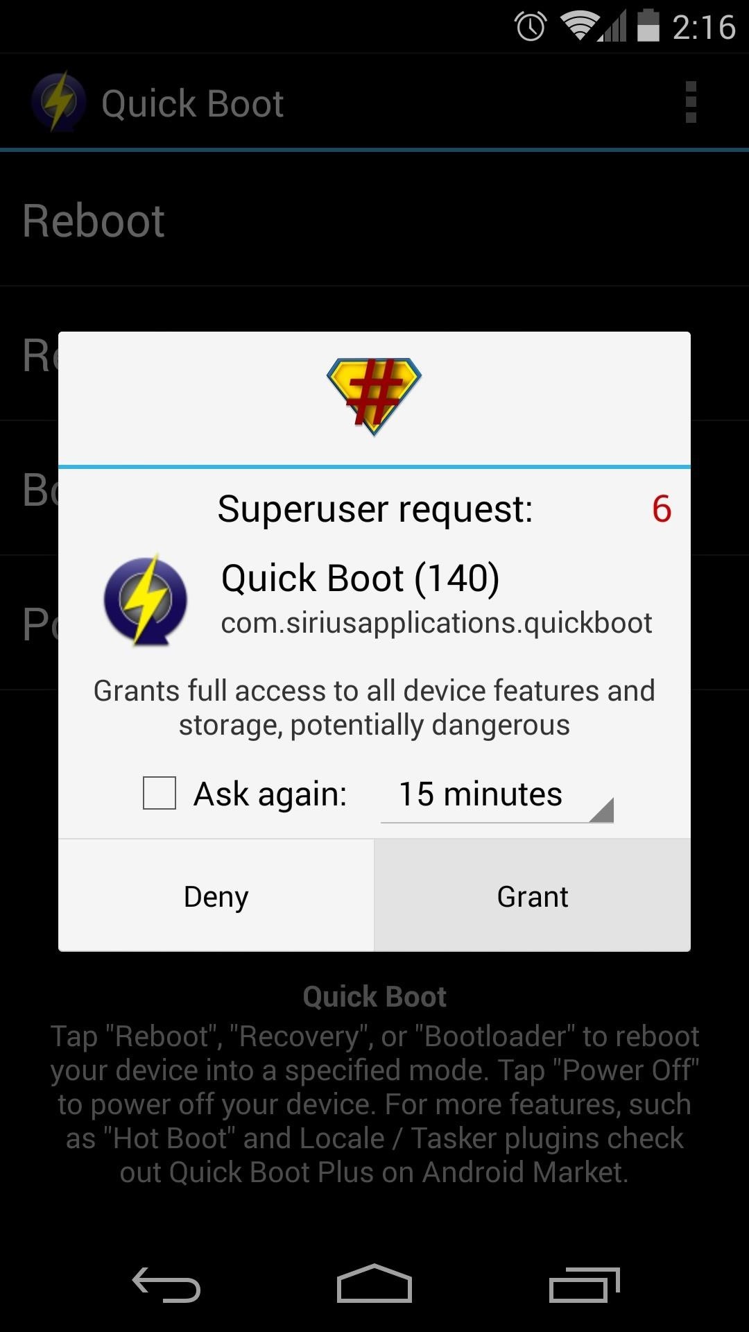 How to Add a “Reboot into Recovery” Option to Your Nexus 5's Power Menu