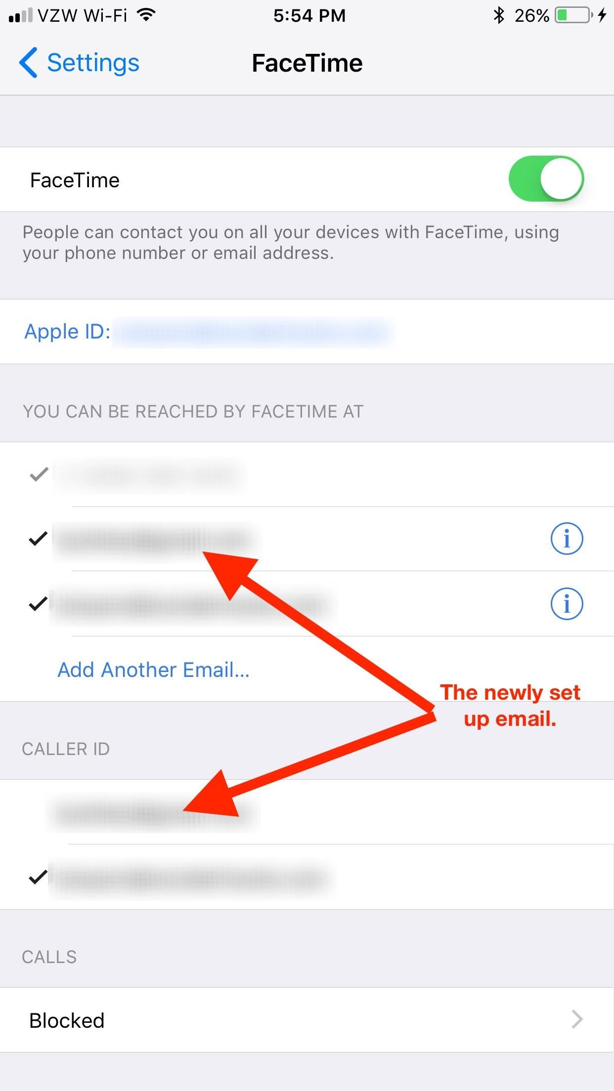 How to Add or Remove Email Addresses to Be Reached At for FaceTime on Your iPhone