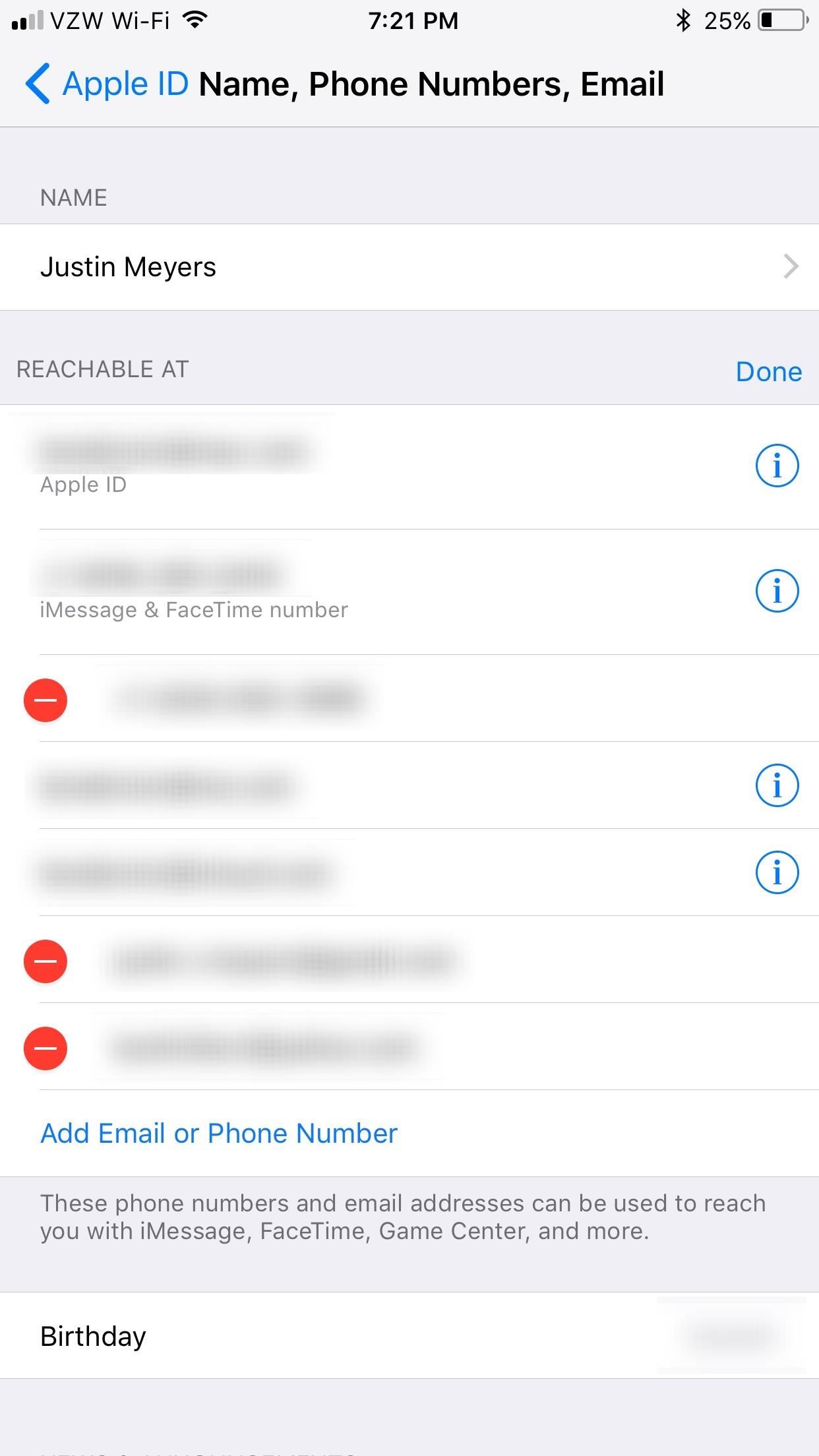 How to Add or Remove Email Addresses to Be Reached At for FaceTime on Your iPhone