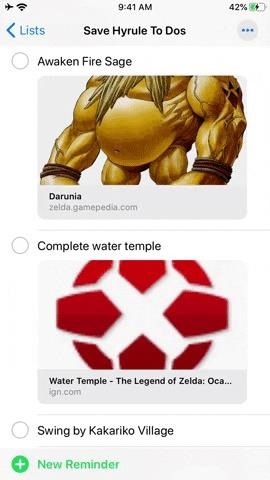 How to Add Rich Web Link Previews to Your Reminders in iOS 13