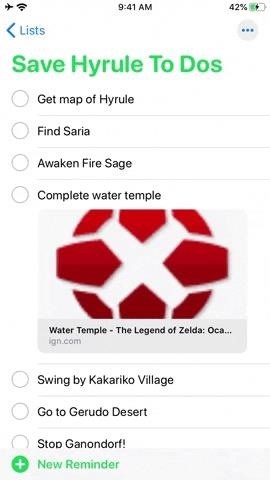 How to Add Rich Web Link Previews to Your Reminders in iOS 13