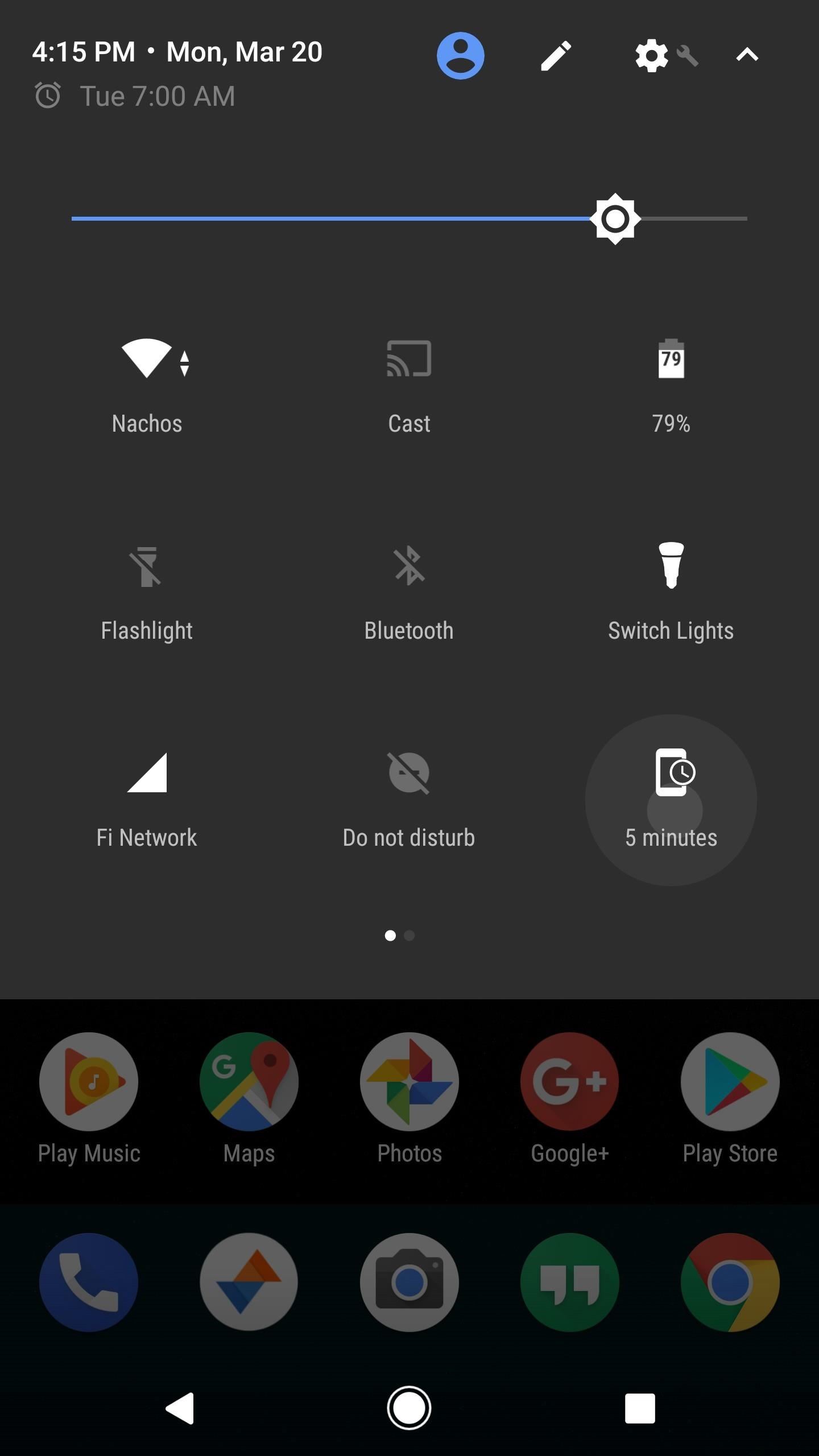 Add a Screen Timeout Tile to Android Nougat's Quick Settings Panel