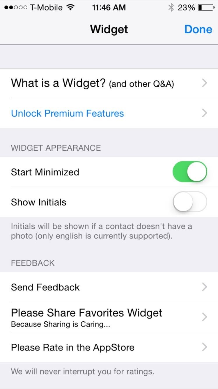 Add Speed-Dial to Your iPhone's Notification Center in iOS 8