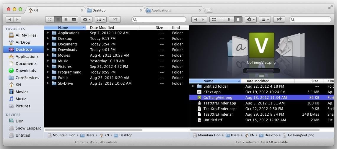 How to Add Tabs (And Other Cool Things) to Finder in Mac OS X