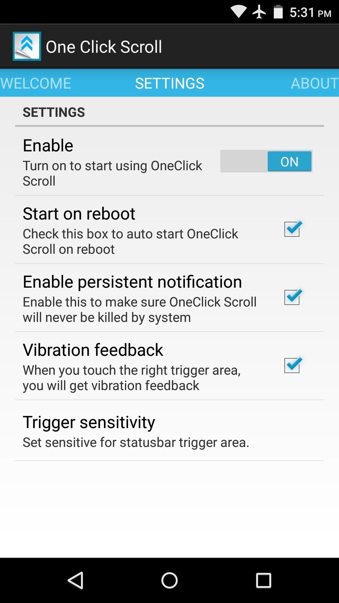 Add Tap-to-Scroll Functionality on Android to Quickly Jump to the Top or Bottom of Any Page