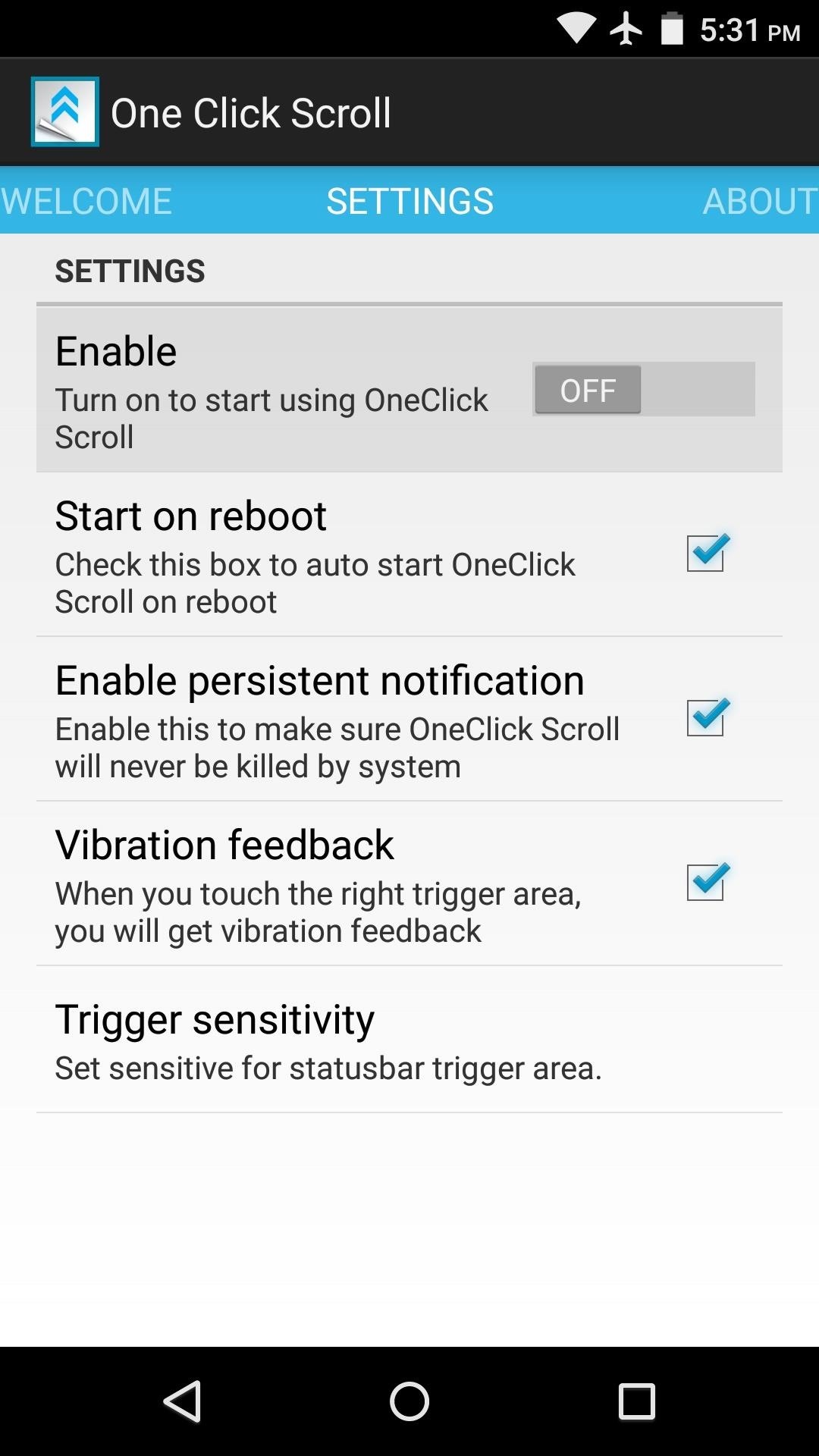 Add Tap-to-Scroll Functionality on Android to Quickly Jump to the Top or Bottom of Any Page