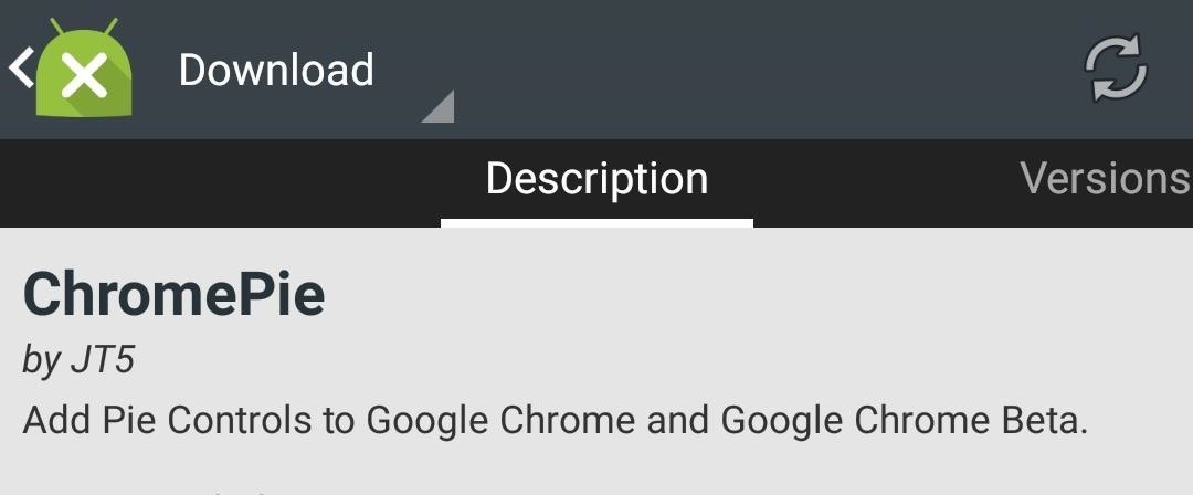 Add Thumb-Friendly Pie Controls to Chrome on Android