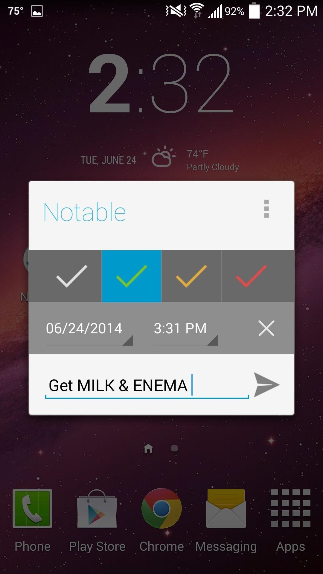 Add Timed Reminders to Your Android's Notification Panel