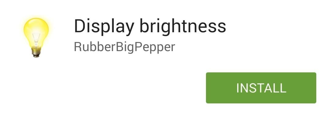 Adjust Display Brightness Right from Your Android's Status Bar (No Root Required)