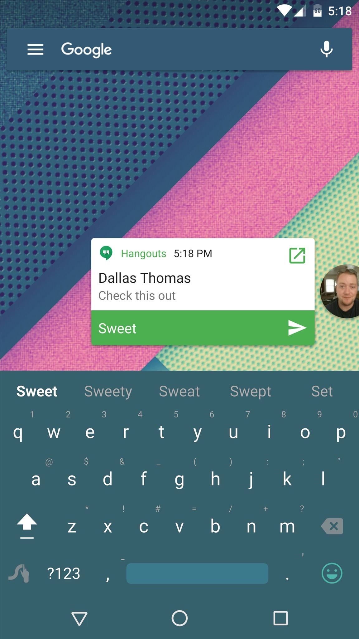 Android Nougat's Quick Reply Feature Already Looks Dated Next to This App