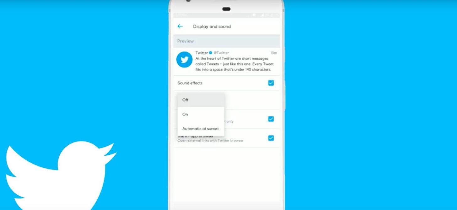 Android Users Rejoice! Twitter Update Brings Automatic Night Mode