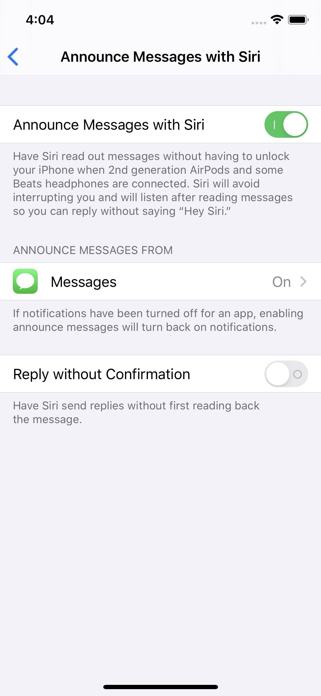 Announce Messages with Siri Not Working on iOS 13.2? Here's the Fix