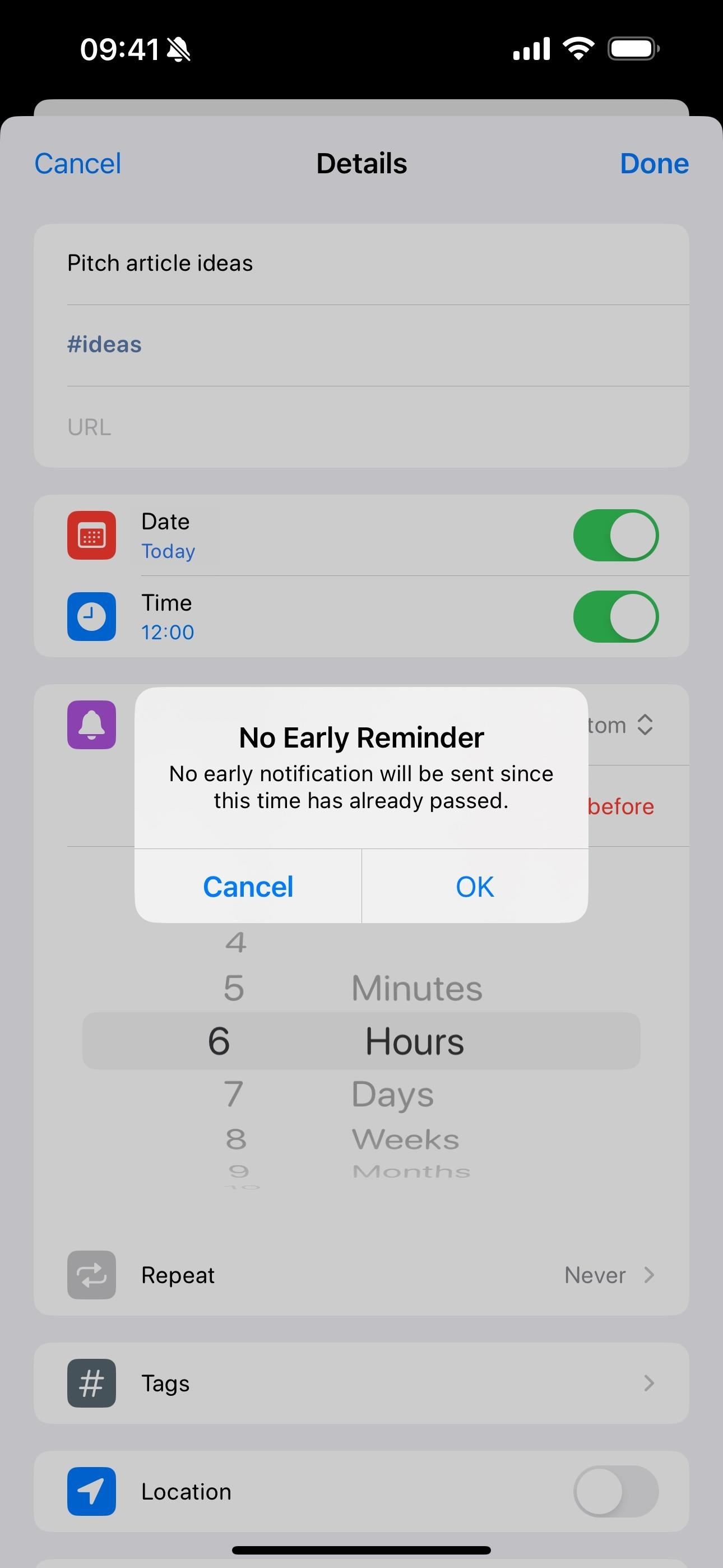 Apple Finally Lets You Set Early Notifications for Reminders to Get Custom Alerts Before Tasks Are Due