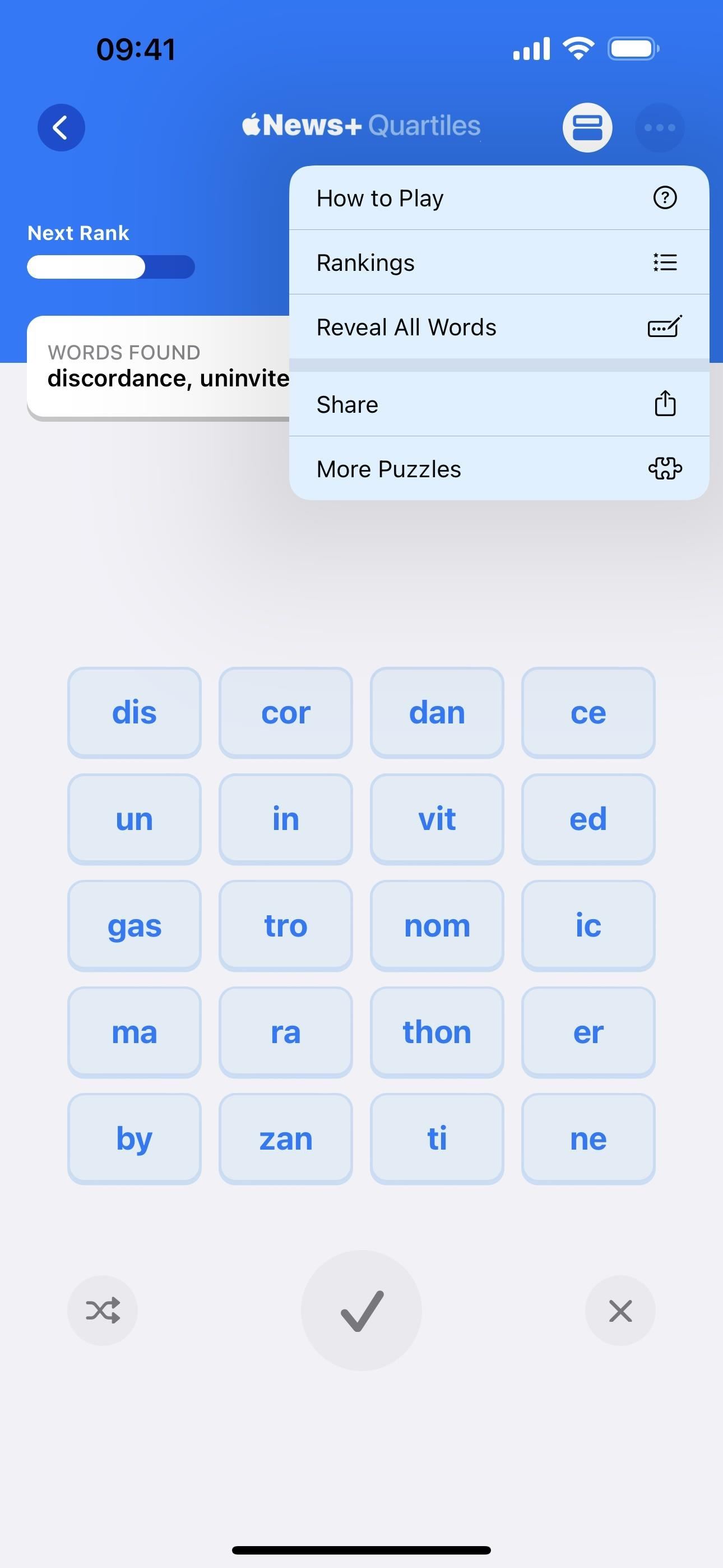 Apple Has a Killer New Word Game Puzzle Called Quartiles Hiding on iOS 17.5