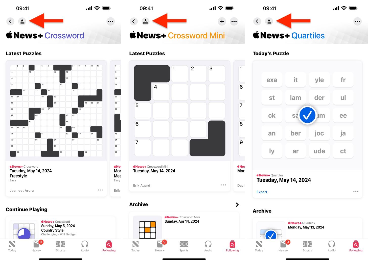 Apple Integrates Game Center Leaderboards into News+ Puzzles with iOS 17.5