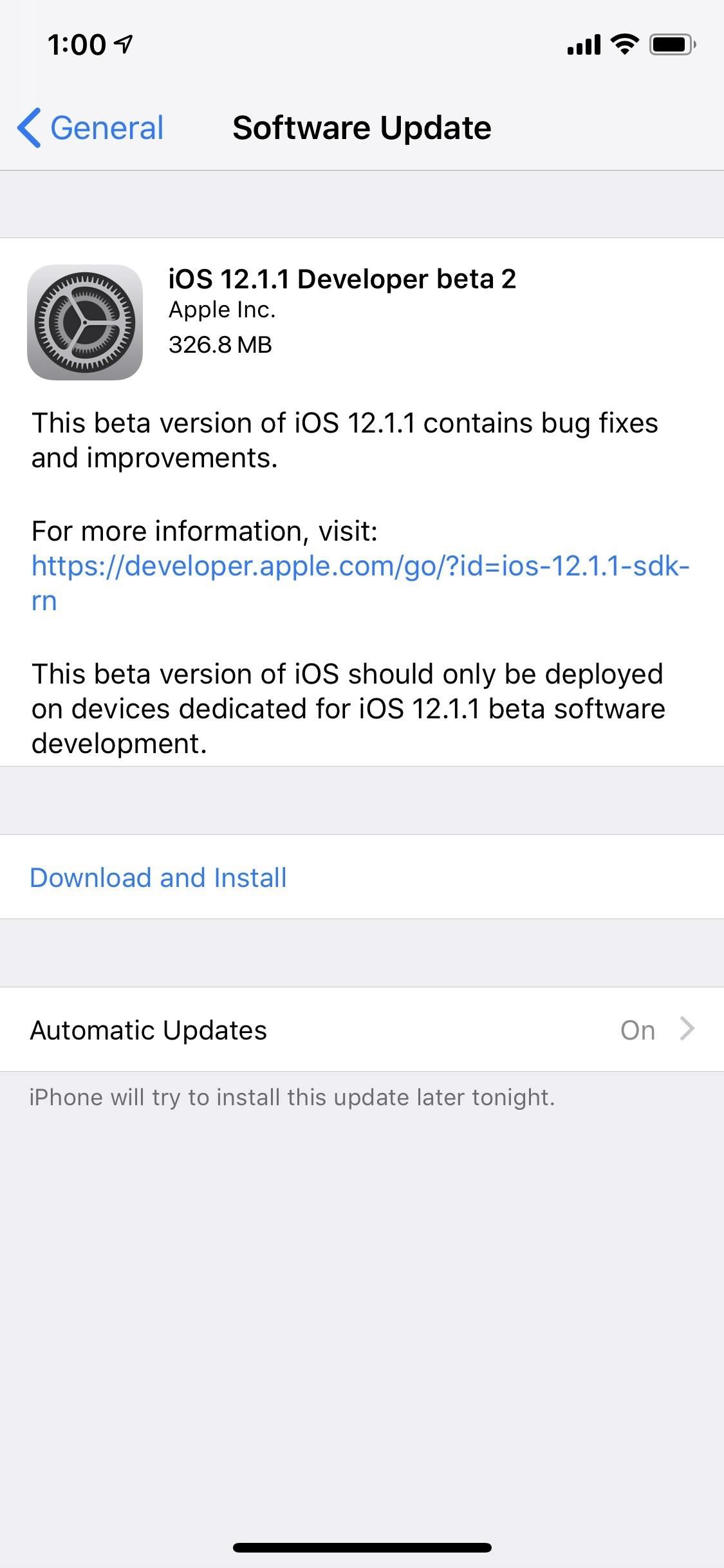 Apple Just Released iOS 12.1.1 Beta 2 to Developers