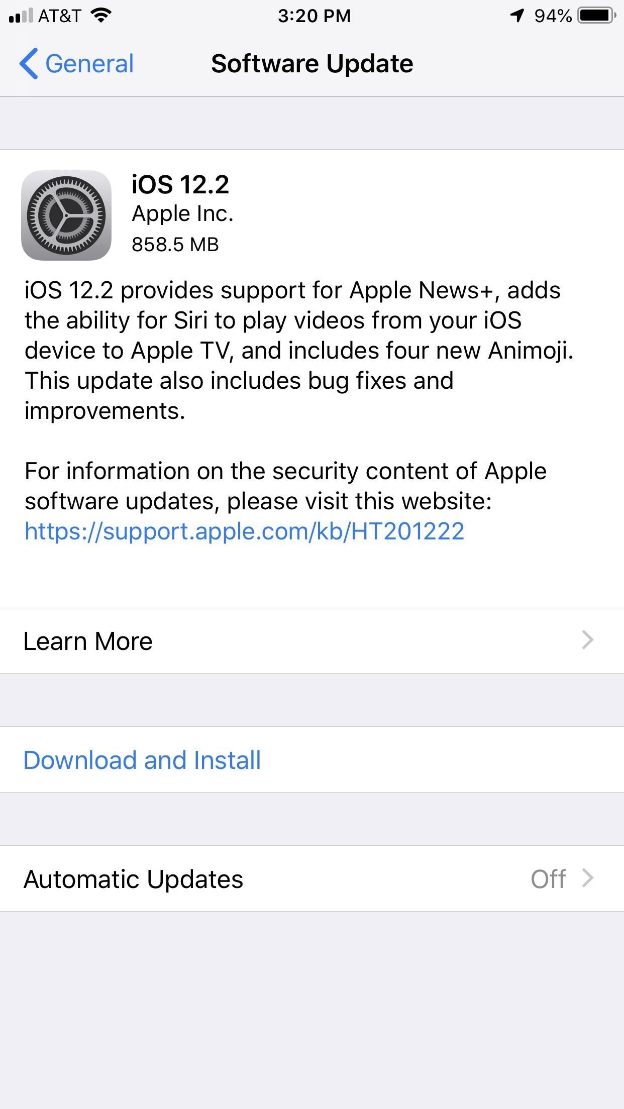 Apple Just Released iOS 12.2 for iPhone