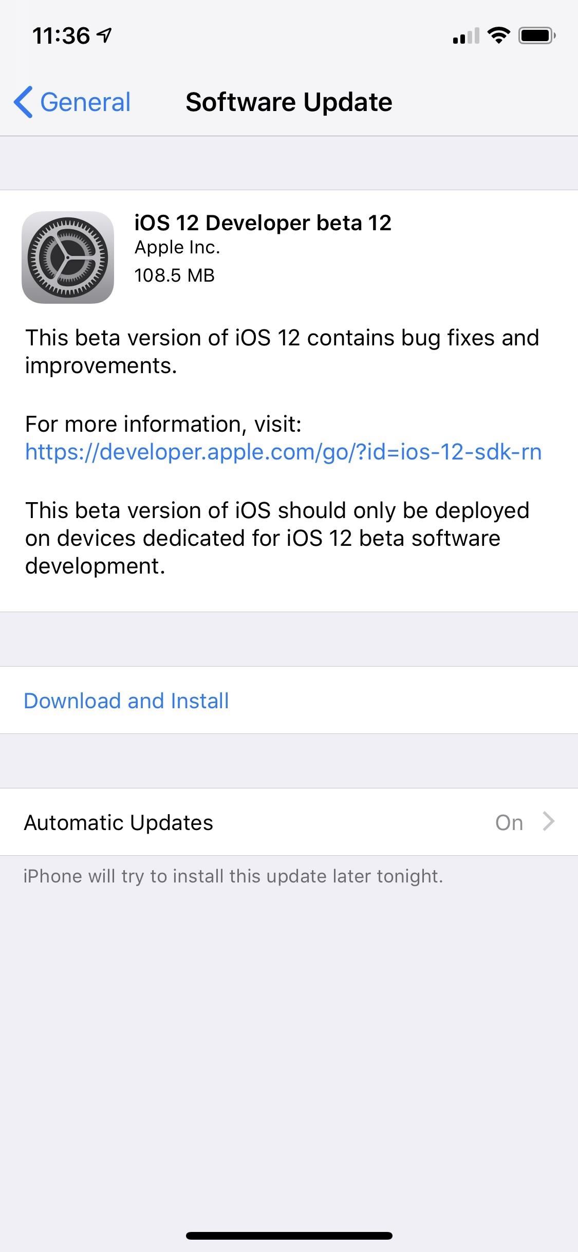 Apple Just Released iOS 12 Beta 12 for iPhone to Developers, Fixes Software Update Bug