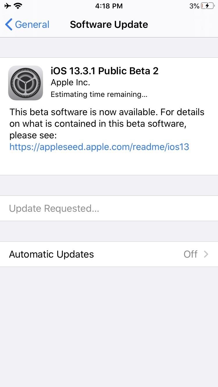 Apple Just Released iOS 13.3.1 Public Beta 2 for iPhone