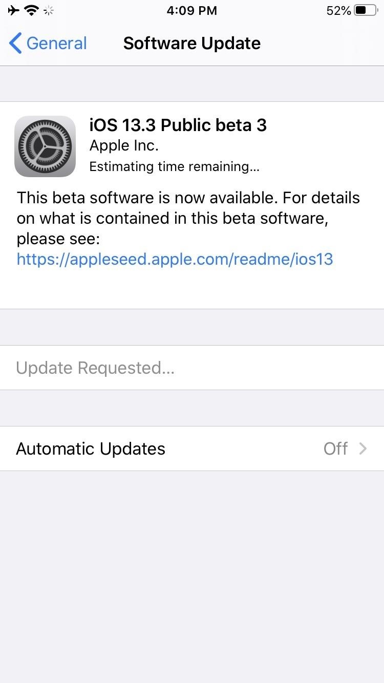 Apple Just Released iOS 13.3 Public Beta 3 to Software Testers